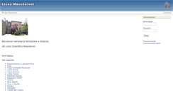 Desktop Screenshot of elearning.liceomascheroni.it